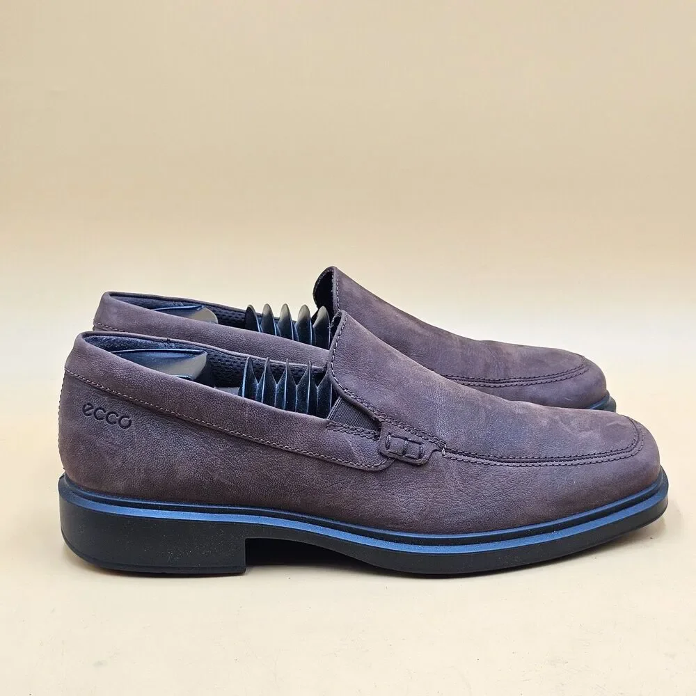 Ecco Men's Helsinki 2.0 Loafer Taupe Leather Slip On Shoes Size EU 42 US 8.5-9